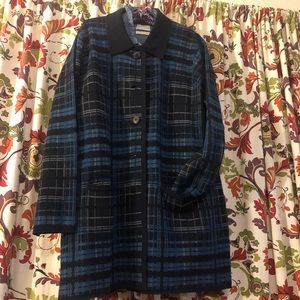 Perfect Pendleton merino long jacket.